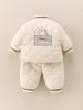 Baby Boys' Autumn/Winter Quilted Cotton Two-Piece Set: Warm Jacket and Pants