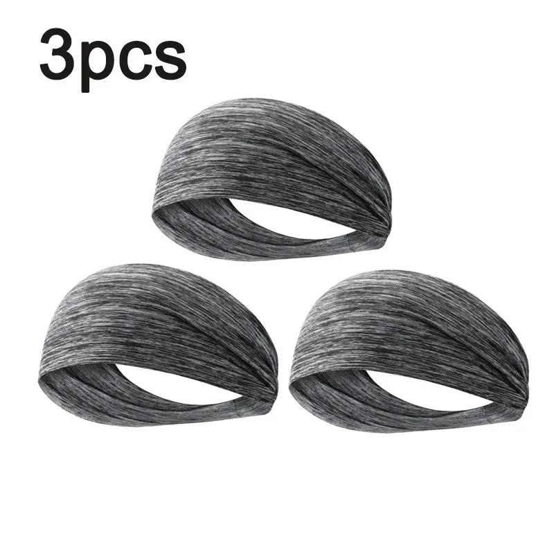 1-8PC sweatband for men women elastic sport hairbands head band yoga headbands headwear headwrap sports workout hair accessories