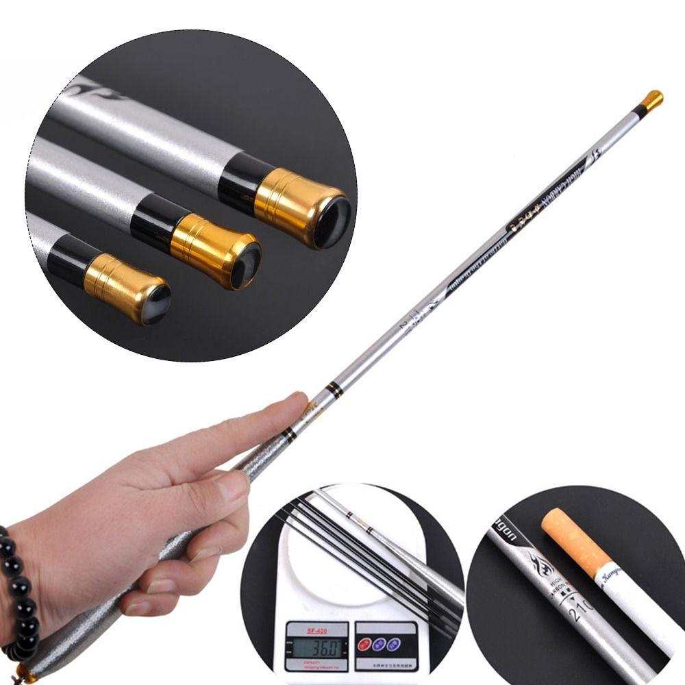 Lake Portable Ultralight Carp Feeder Telescopic Fishing Rod Fishing Tackle Stream Hand Pole