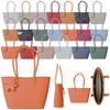 Genuine Leather Women's Shopper Bag from Italy – Elegant & with Inner Compartment