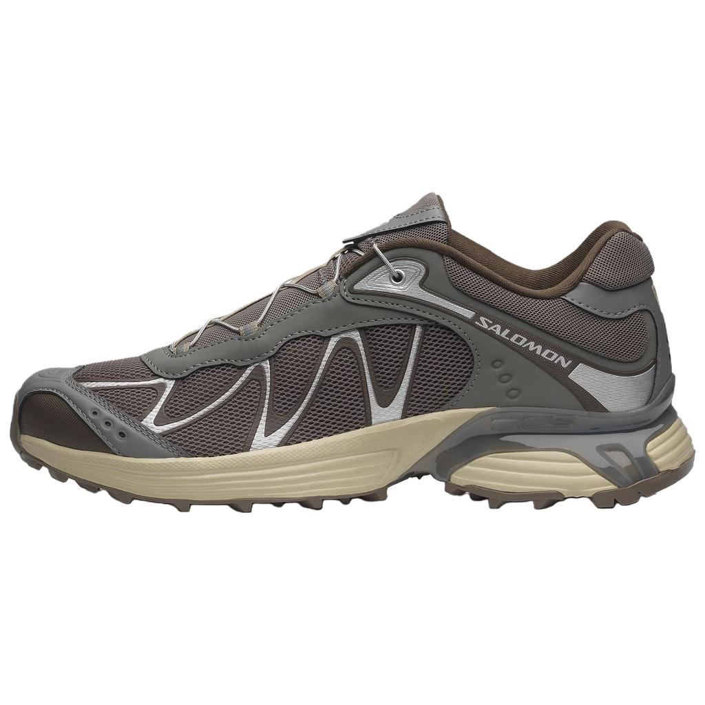 SALOMON XT WHISPER Cushioning Abrasion Resistant Coverage Support Lightweight Casual Running Shoes Men's Gray Brown 479791