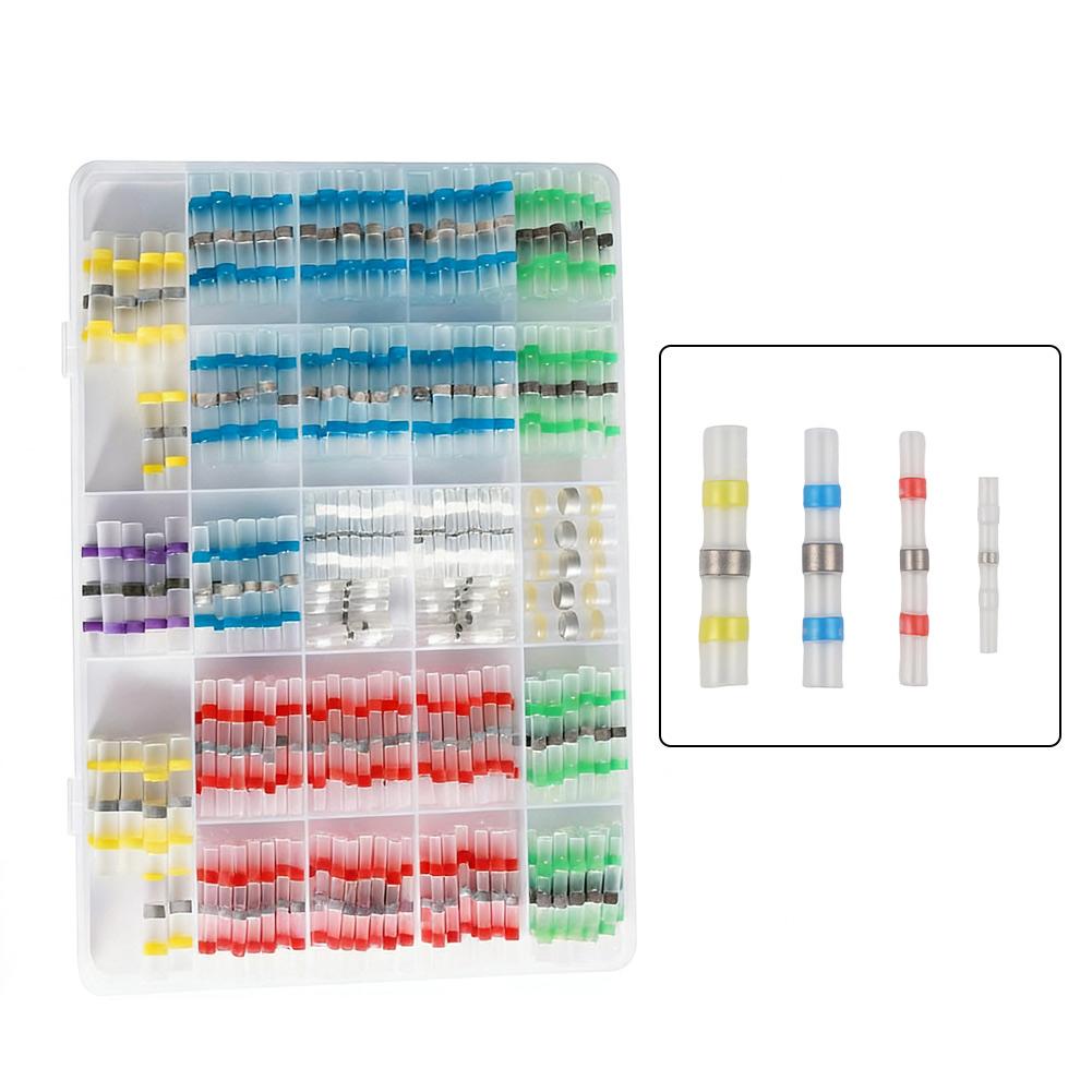 400pcs/set Solder Seal Heat Shrink Terminals Waterproof Wire Connectors For Automotive Systems Repair Accessories