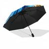 1pc Ghostly Night Automatic Folding Umbrella - Design, Durable Iron Frame for Travel, Outdoor, Beach Fashion Accessory a0920019