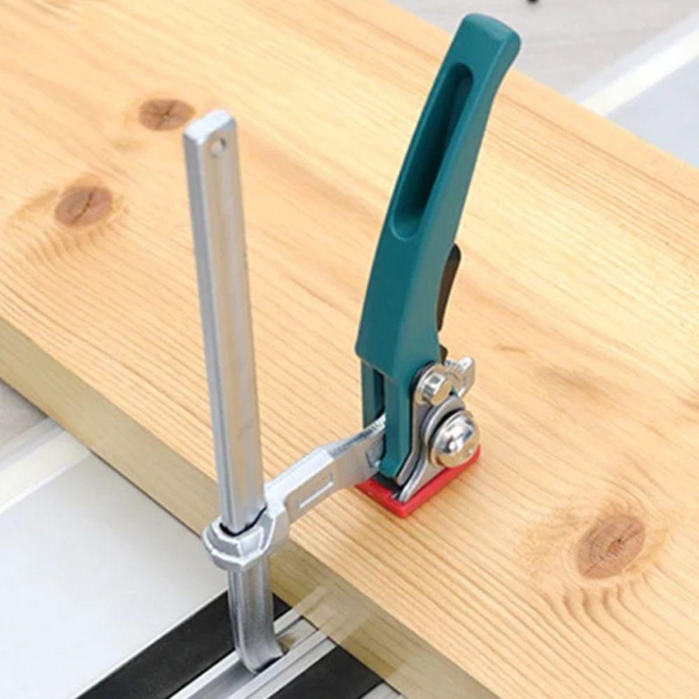 Zinc Zinc Alloy Steel Ratcheting Table Clamp Quick Ratchet Rail Clamp Quick Release Clamp  Woodworking