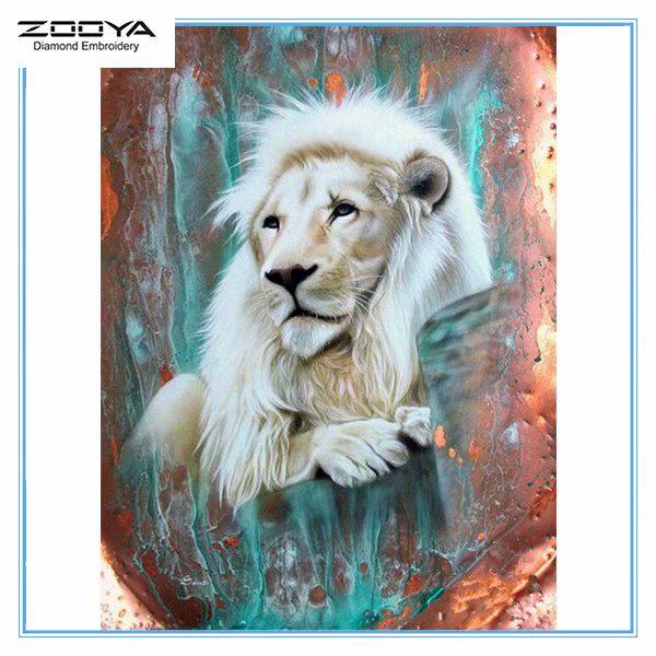 

ZOOYA DIY 3D Алмазная вышивка Крестиком Главная Декор Лев