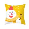 Cartoon Print Christmas Pillow Cover Office Sofa Cushion Pillow Cover Cross-border Home