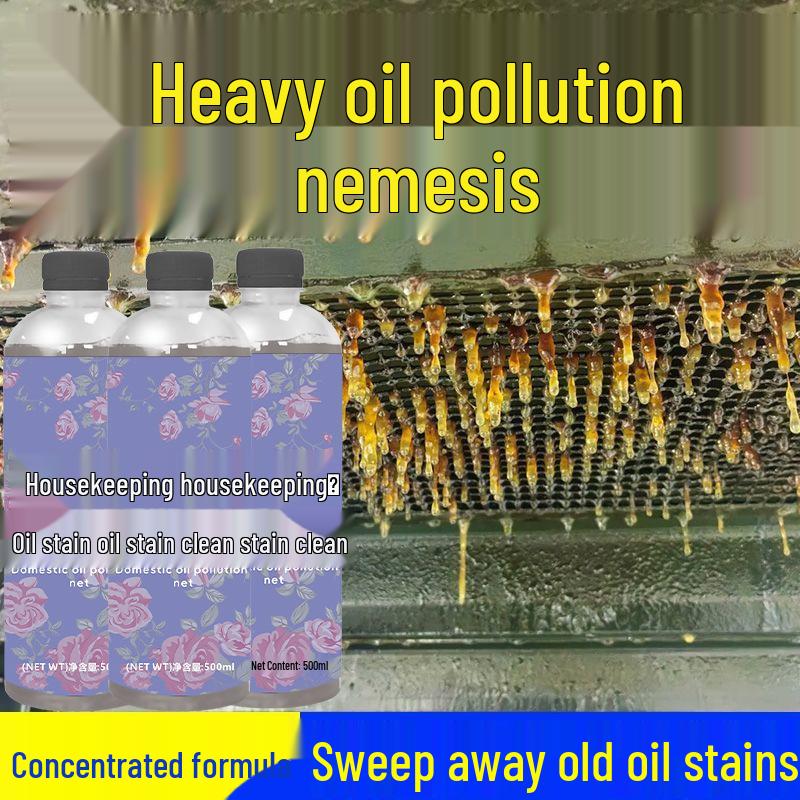 Kitchen Oil Stain Remover - Range Hood & Stove Degreaser Foam Cleaner
