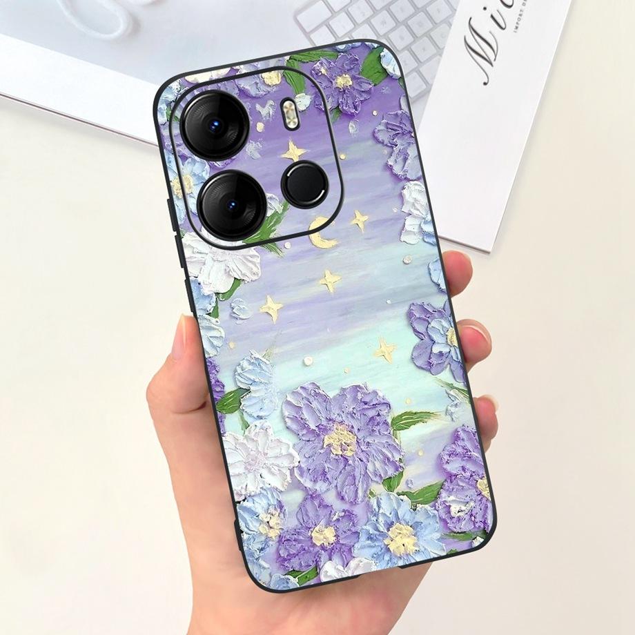 For Tecno Spark GO 2023 Case Stylish Fashion Soft Silicone TPU Housing Capa For Tecno Pop 7 Pro Pop7 Coque Pop7 BF6 BF7 Bumper
