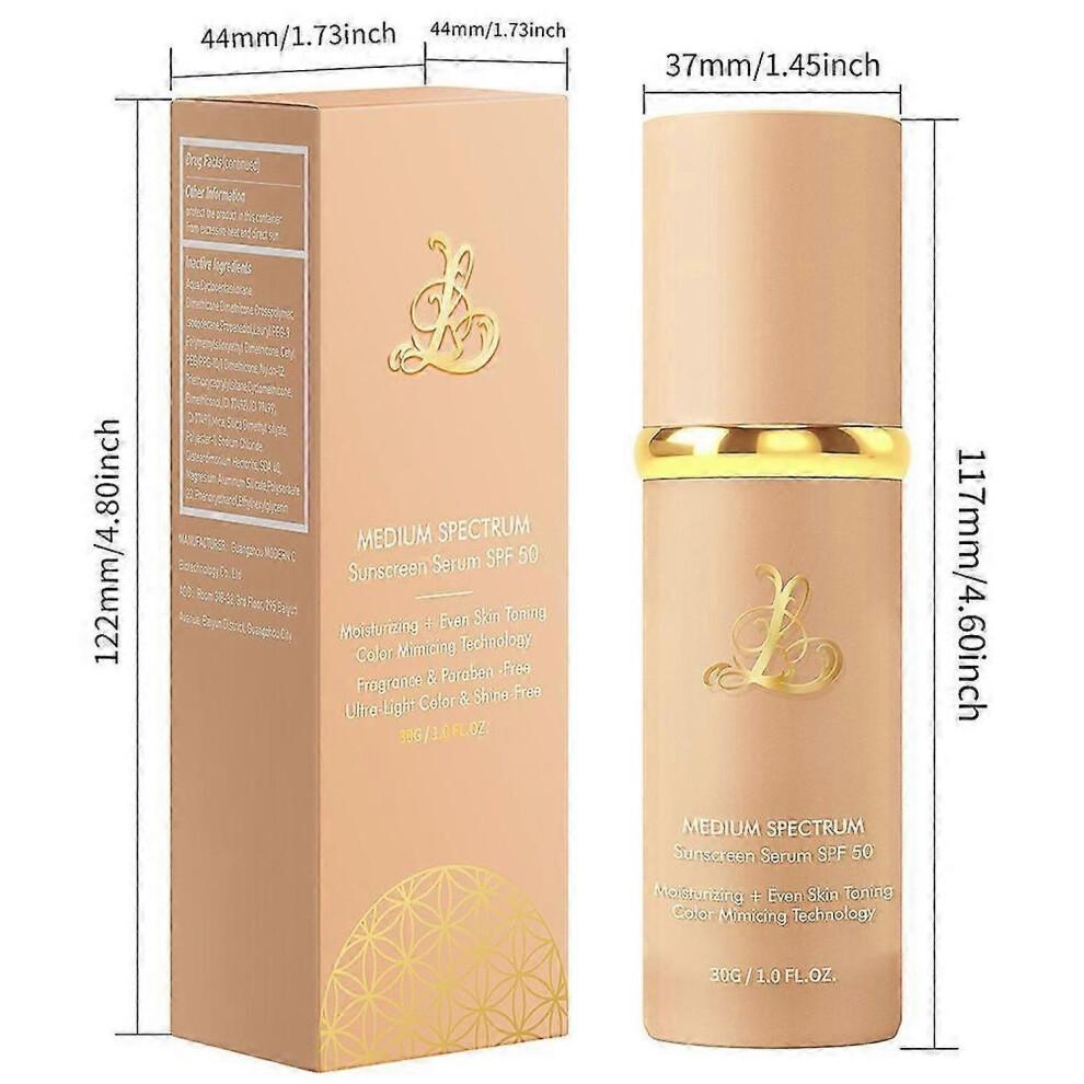 4-in-1 Farbwechselnde Foundation mit LSF 50+, Foundation-Make-up mit breitem Spektrum, Vollständige Abdeckung & Langanhaltend