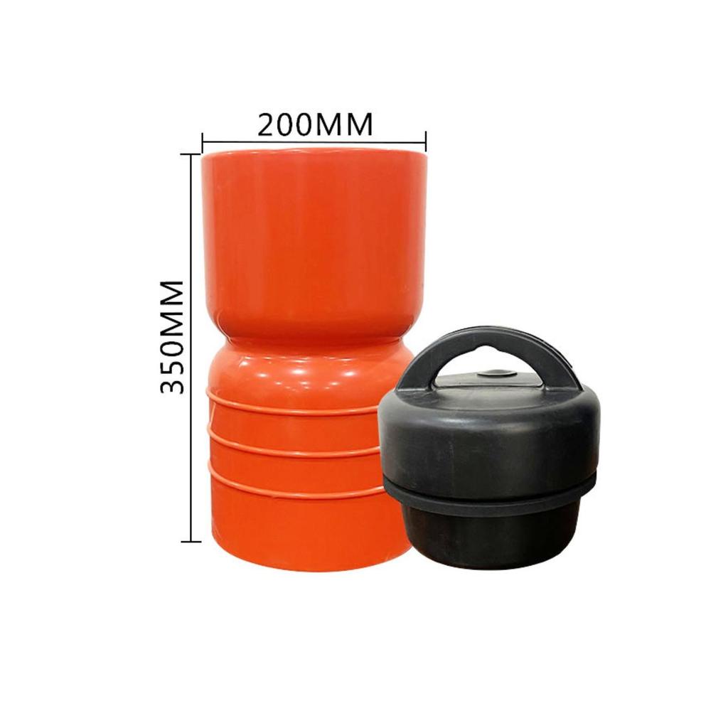 Cylindrical ManureDrain Plug with Domed Cover Easy to Lift Manure Drainage Drain Stopper