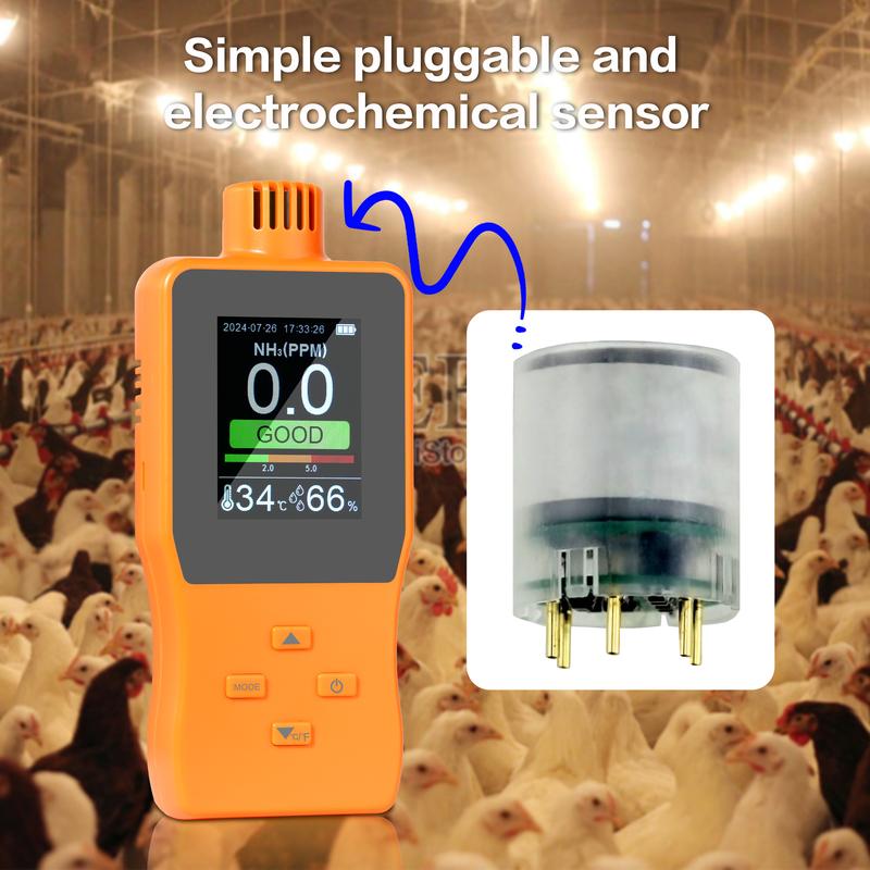 Ammonia Detector NH3 Digital Display Detector Handheld Ammonia Monitor Detector NH3 Gas Detector