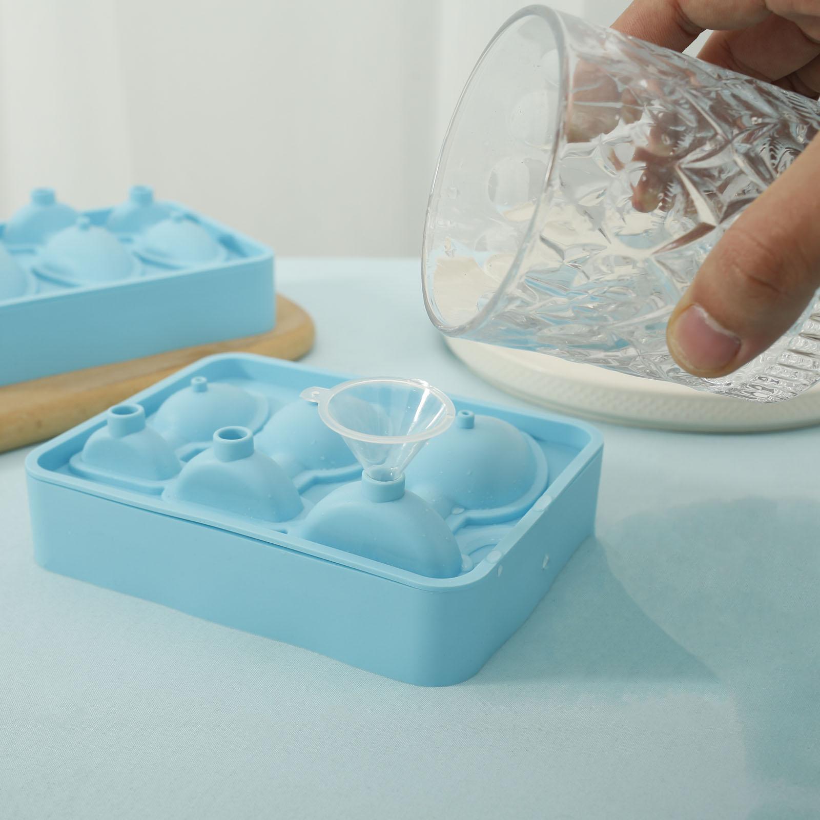 2Pcs Prank Ice Cube Tray Creative Silicone Ice Cube Mold Creative Ice Maker Mold with Sealed Lid Funny Freezer Ice Tray