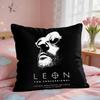 LLeon PPoster Classic Film Cushion Cover Square Short Plush Pillow Case Living Room Sofa Home Decor Funda X