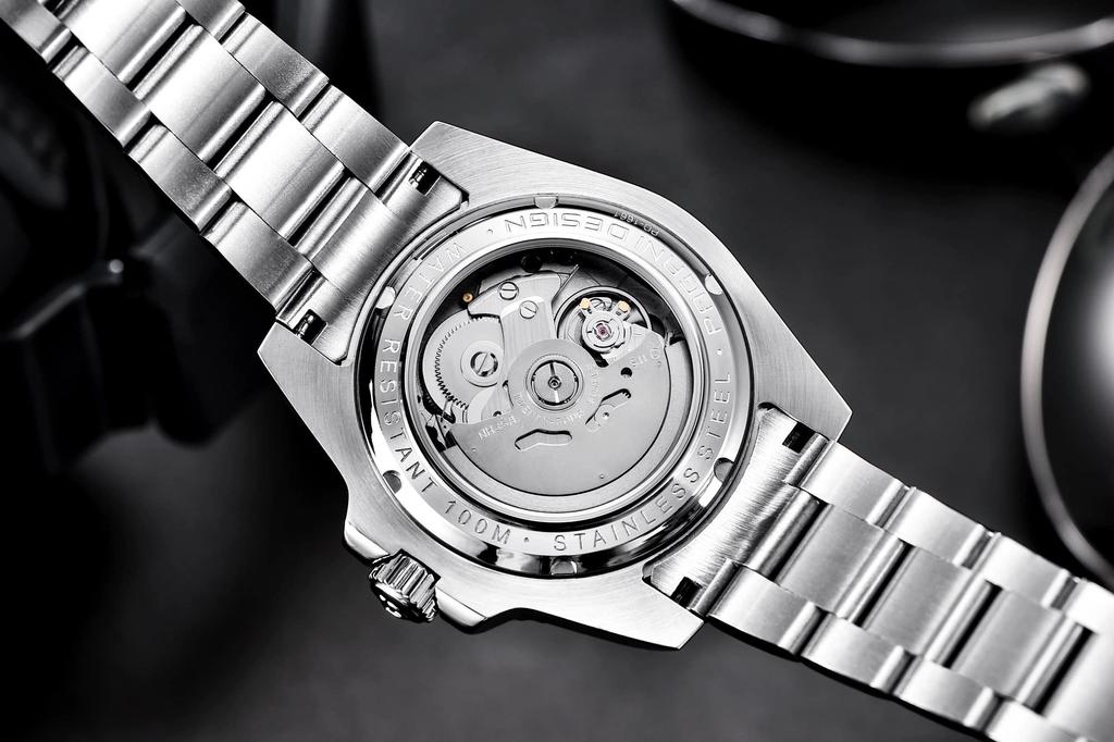 Pagani Design Made in SEIKO NH35 Submariner Automatic Mechanical Ceramic Stainless Steel Sapphire Dress PAGANI DESIGN Men's Watch, Japan, Movement,