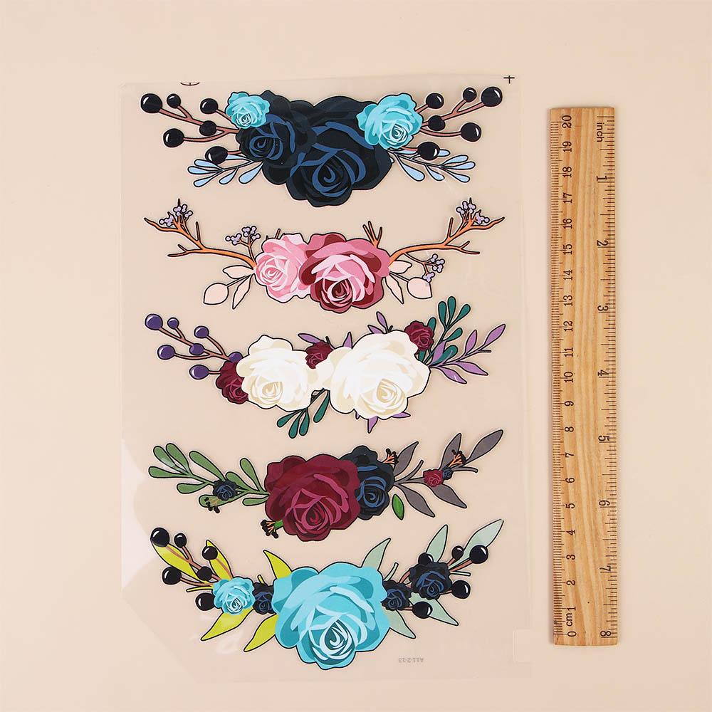 For Cloth Bag T-shirt Printing Decals Clothes Patches Applique Heat Transfer Sticker Iron On Patche