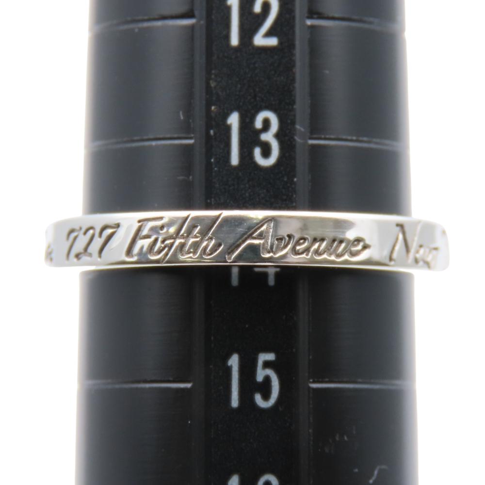 Folosit TIFFANY&Co. Inele Note Înguste New York EU#54 Argint925 3.0g Accesorii Argint