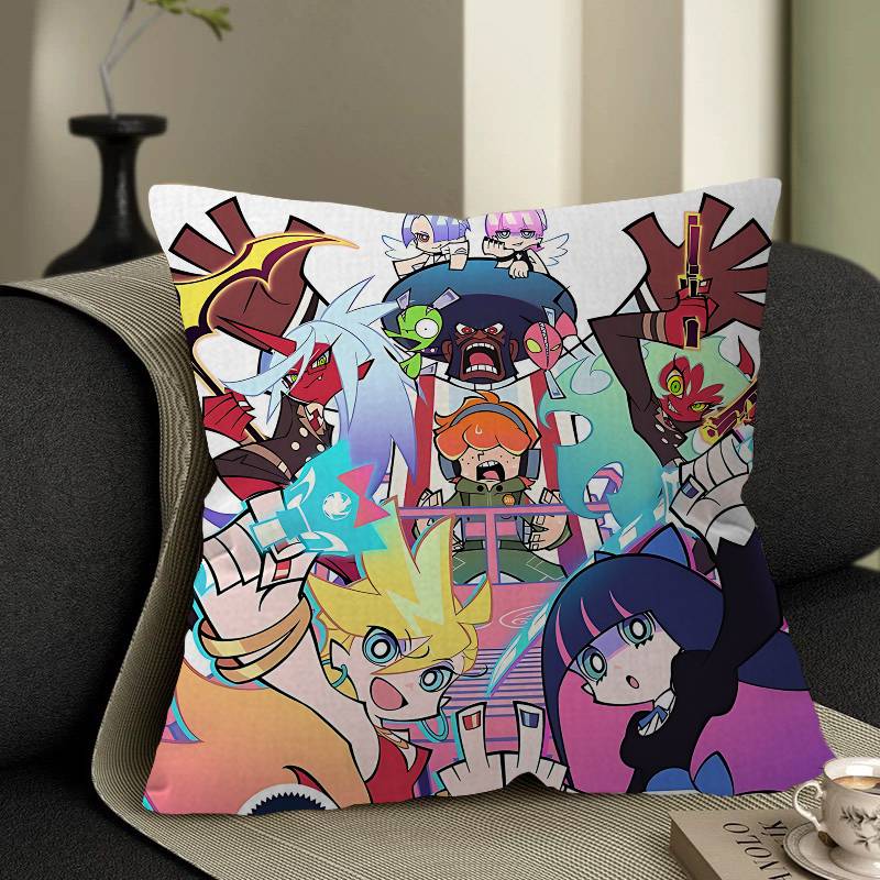 Panty And Stocking With Garterbelt Pillow Cover Sofa Cushion Cover Home Room Decoration Children Gift