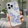 INS Oil Painting Flower Phone Cases For iPhone 11 Case iPhone 13 12 15 14 Pro Max XS X XR 7 8 Plus SE 2020 Soft Silicone Cover