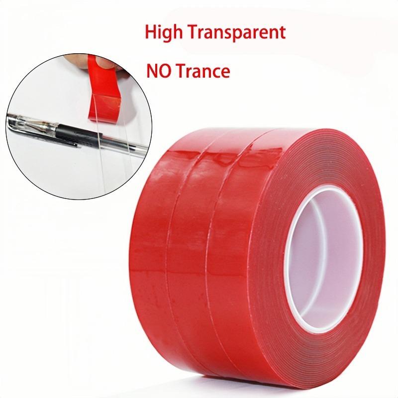 Heavy Duty Waterproof Transparent Clear Red Film Double Sided Acrylic Foam Tape for House Vehicle Automotive Car LED Bonding