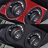 Red Carbon Fiber 4WD Four Wheel Switch Panle Cover For Toyota 4Runner 10-20 SU