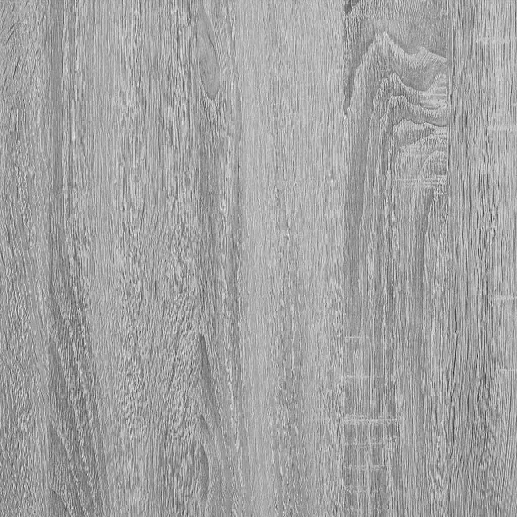 Desk in Grey Sonoma 130 x 50.5 x 75 cm Particleboard