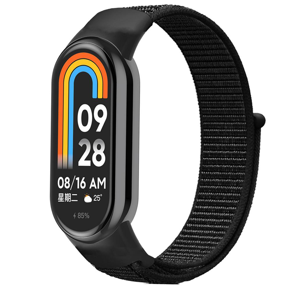 Nylon Loop For Xiaomi Mi Band 10/9/8 Bracelet NFC Breathable Bracelet Wristband Correa Sport Watchband for Mi band 8/9/10 Strap