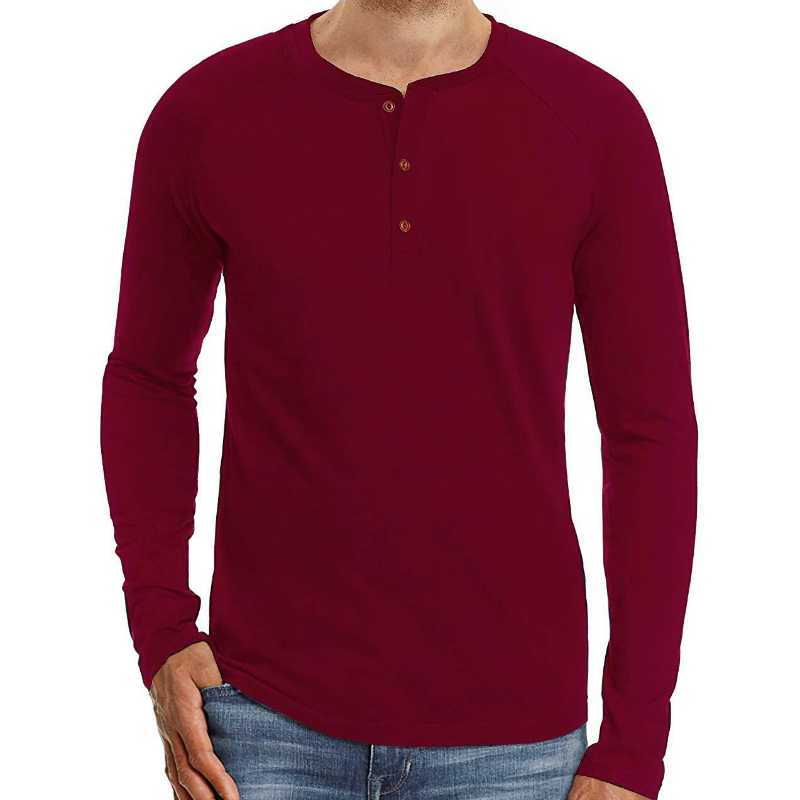 button pullover t shirt