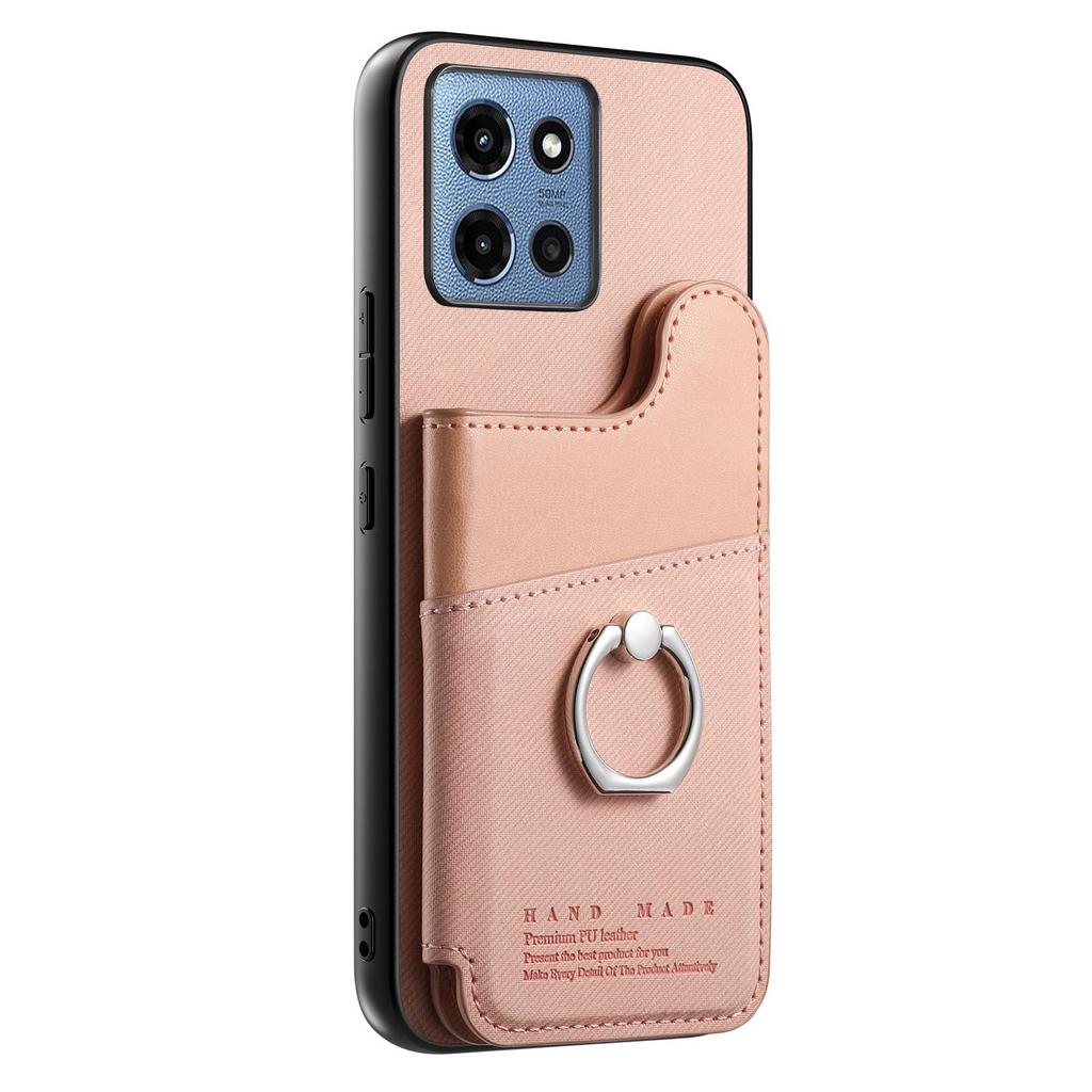 MOTO Edge60 Phone Case Wallet with Ring Holder, Compatible with Edge75
