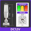 3-Color LED Signal Light Constant Light DC12V/24V/AC220V Alarm Indicator Light Energy Saving with Buzzer Alarm