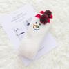 Women's Fuzzy Thigh High Socks Soft Coral Fleece Knee Socks Winter Warm Socks Comfortable over Knee High Socks Xmas-Gift