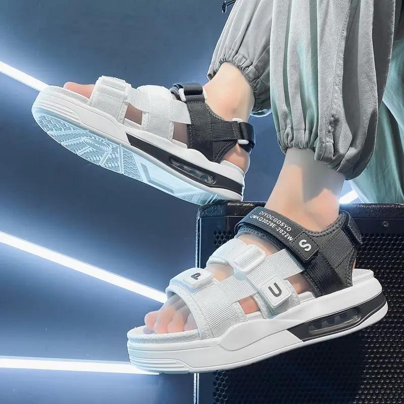 Fashion Height Men's Sandal Non-slip Breathable with Platform Luxury 2025 Clearance Sale Open Toe In Welcome Deal On Offer Pvc Male Shoe