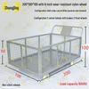 Zhongjing Folding Warehouse Cart with Mesh Fence
