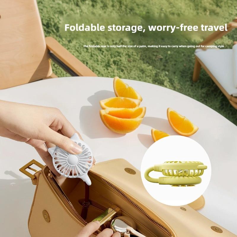 Mobile Phone Back Sticker Suction Cup Small Fan  Home USB Desktop Mini Fan  Outdoor Portable Folding Fan  Children's Gift