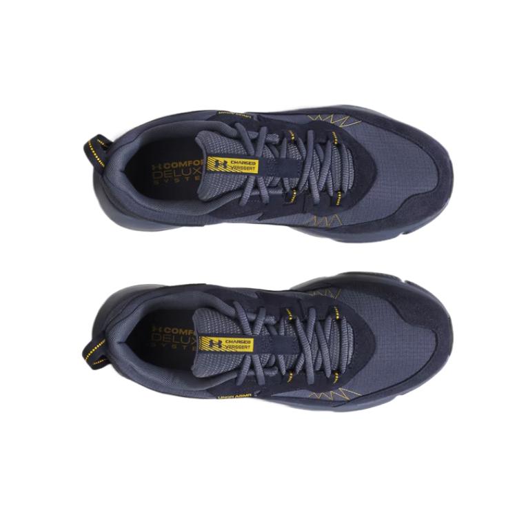 Under Armour Men's Charged Verssert 2 Running Shoes Downpour Gray/Midnight Navy/Campus Gold 3027178-044
