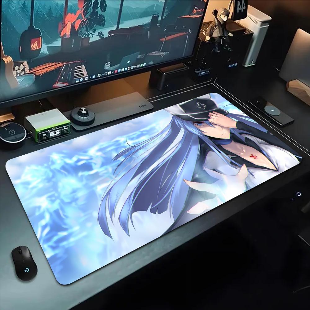 Tappetino Mouse Esdeath 500X1000 mm Tappetino Mouse da Gioco Grande Gamer XL Gomma Otaku Tappetino Tastiera Tappetino da Scrivania per Laptop