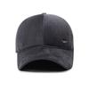 Men's Autumn Winter Woolen Hat Middle-Aged and Elderly Thick Warm Ear Protection Baseball Cap