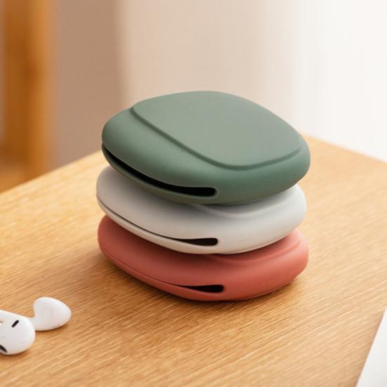 Creative Portable Silicone Headphone Storage Case Anti-Fall Mini Earphone Bag