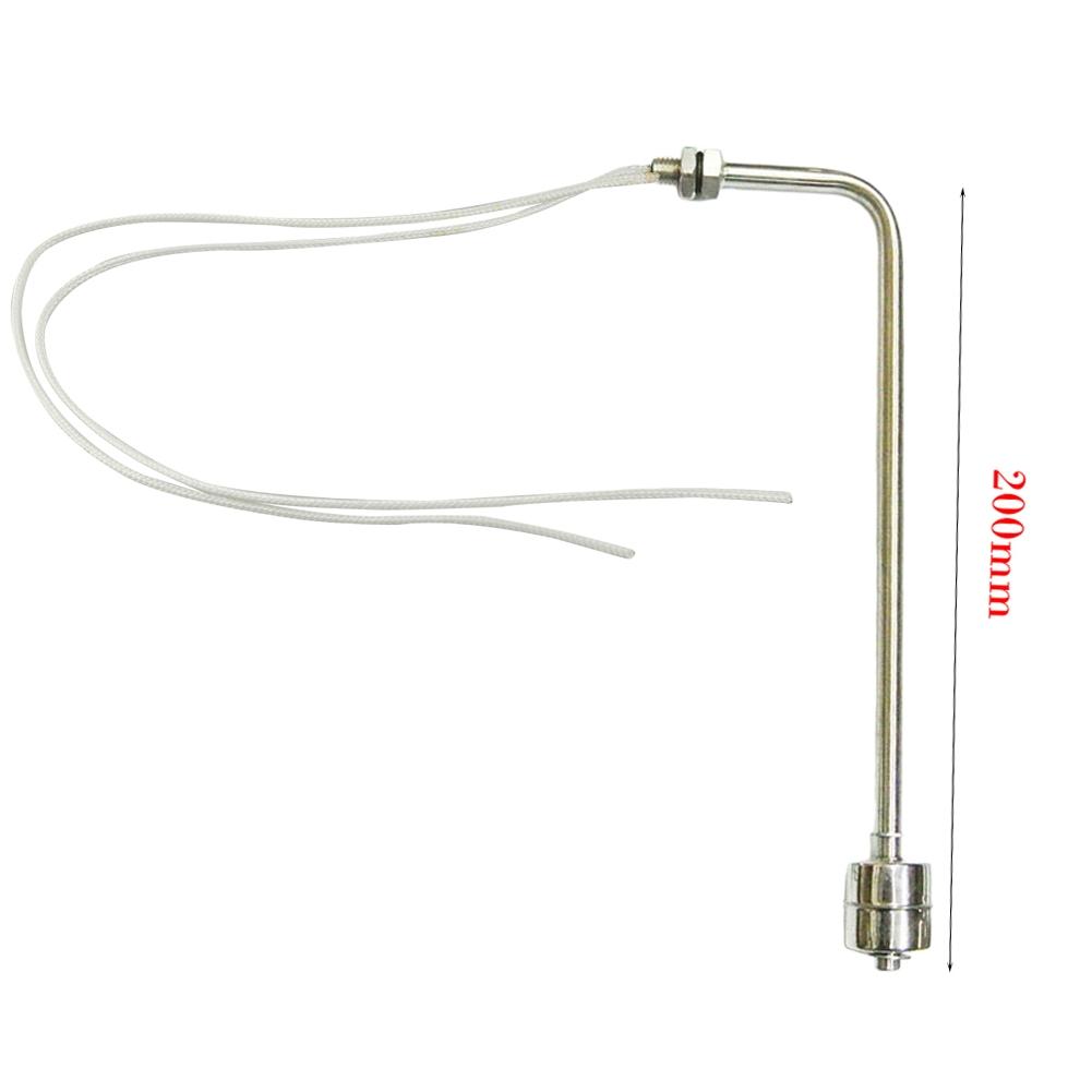 Stainless Steel L Shape Float Switch for Water Level Sensing 75 to 250mm