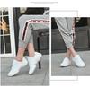 Yingrui Women's White Aerobic Dance Shoes - Soft Sole, Non-Slip, Perfect for Cheerleading and Children's Training (Model 610)