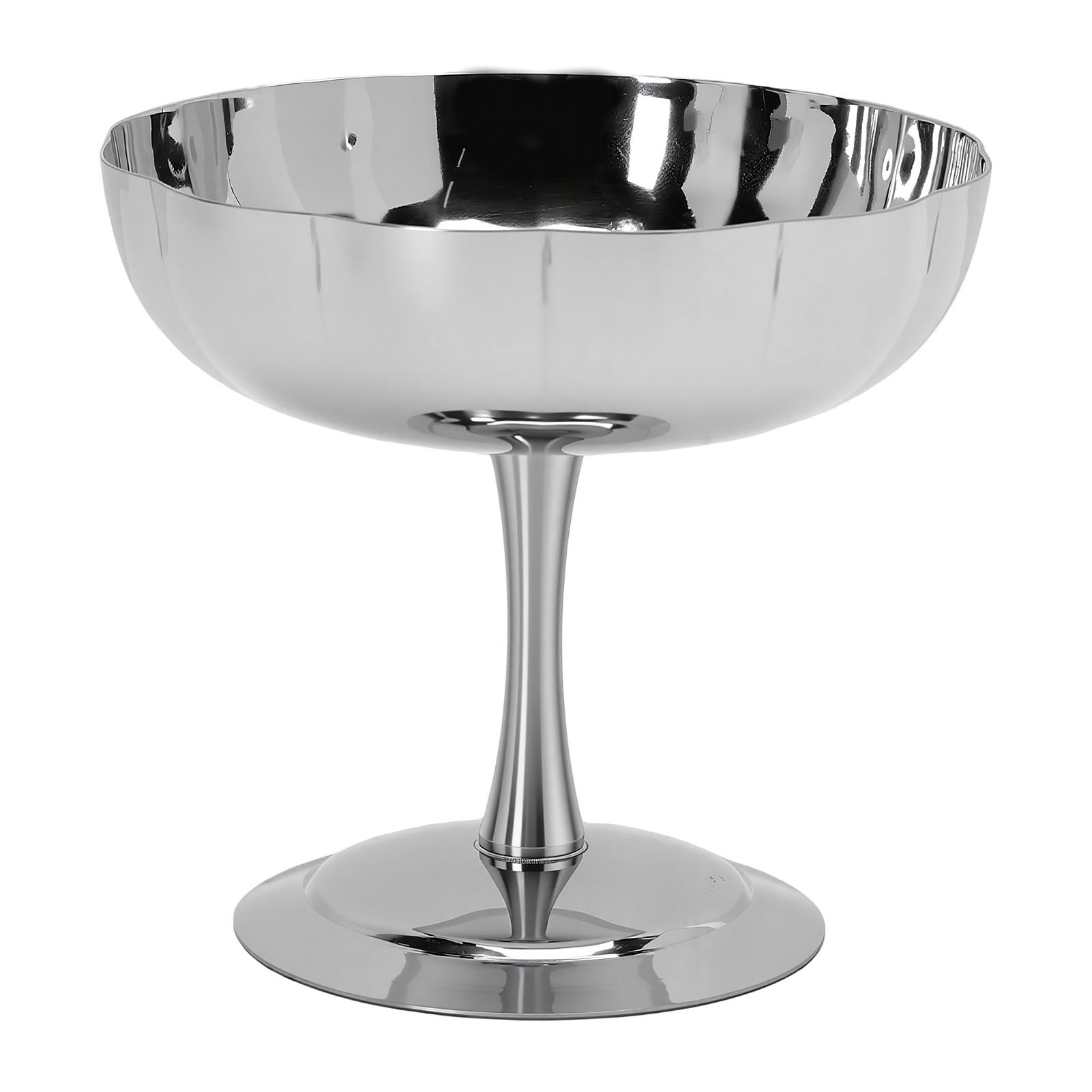 Bol à Glace, Tasse à Glace en Acier Inoxydable, Motif Floral, Empilable, Lavable au Lave-Vaisselle avec Base Stable pour Fêtes, Famille, Utilisation, R