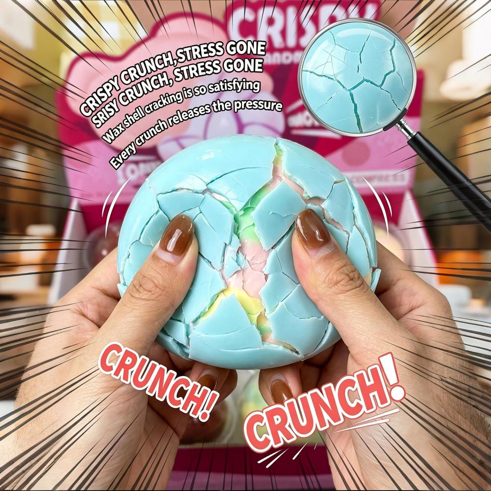 Wachs Haut Langsamer Rückprall Squishy Quetschspielzeug, Sensorischer Fidget Stressball, Angstlinderndes Spielzeug Für Kinder Erwachsene Partygeschenk