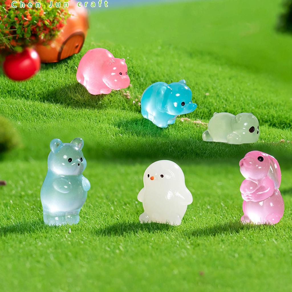 Micro-landscape Fun  Animals, Luminous Little Turtle And Sea Hare Ornaments