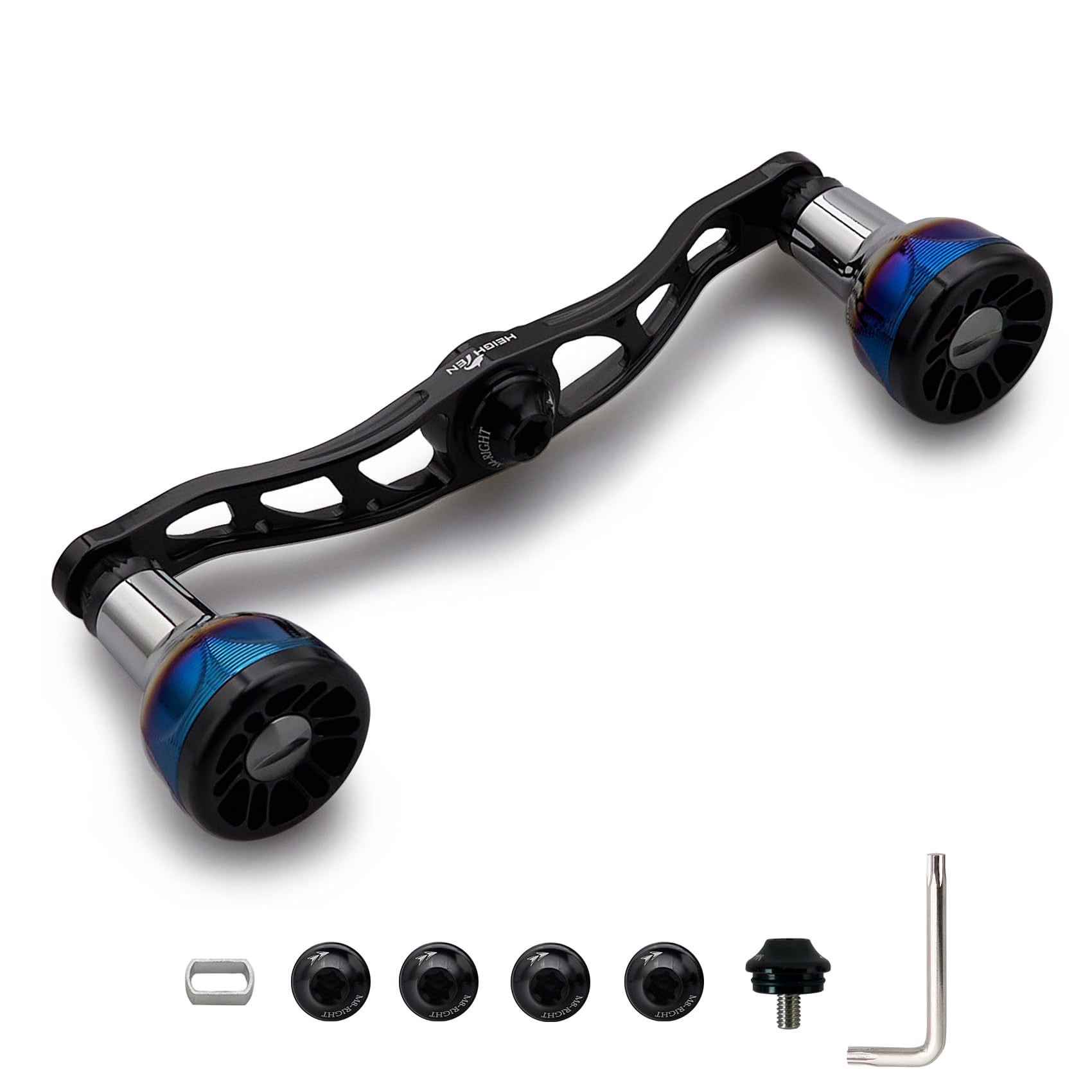 

Рукоятка катушки HEIGHTEN Авиационный алюминий Shimano Daiwa Abu Garcia Универсальная серия Engn V2.0 105/115 мм (Черный, V2.0-105мм) (1075) чёрный