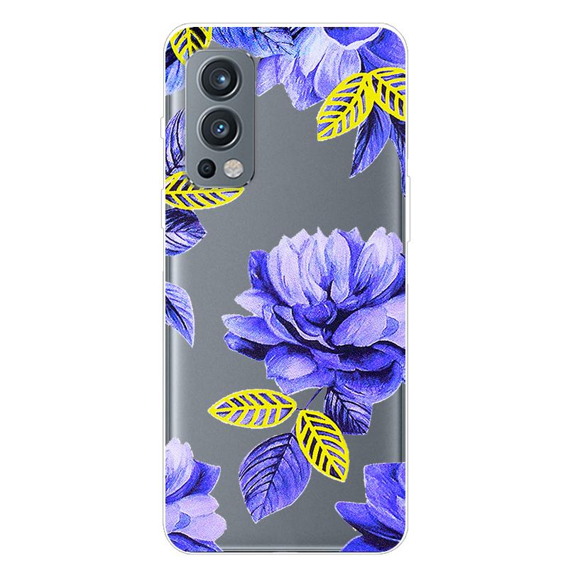Für OnePlus Nord 2 5G Hülle TPU Silikon Weich Cartoon Transparent Hülle für One Plus Nord 2 5G Handyhülle Nord2 5G Transparente Coque
