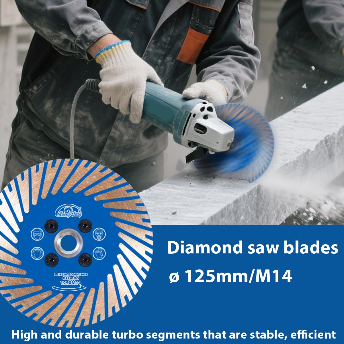 

Алмазный диск 125 мм Универсальный алмазный режущий диск для камня, бетона, гранита, кладки, кирпича Аксессуары Угловая шлифовальная машина 125MM синий