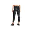 Under Armour Johnson Series Black Adam Pattern High-Waisted Slimming Leggings Women Leggings 1377752-001