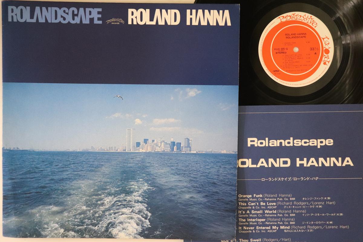 

LP Record ROLAND HANNA - Rolandscape KUX85G PROGRESSIVE 1978 Japan Jazz