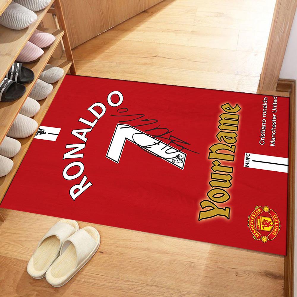 Manchester Customizable Name Floor Rug Office Rug Design for Hallway Decorate room Dining Room Kitchen Anti-slip Rug Office home decor