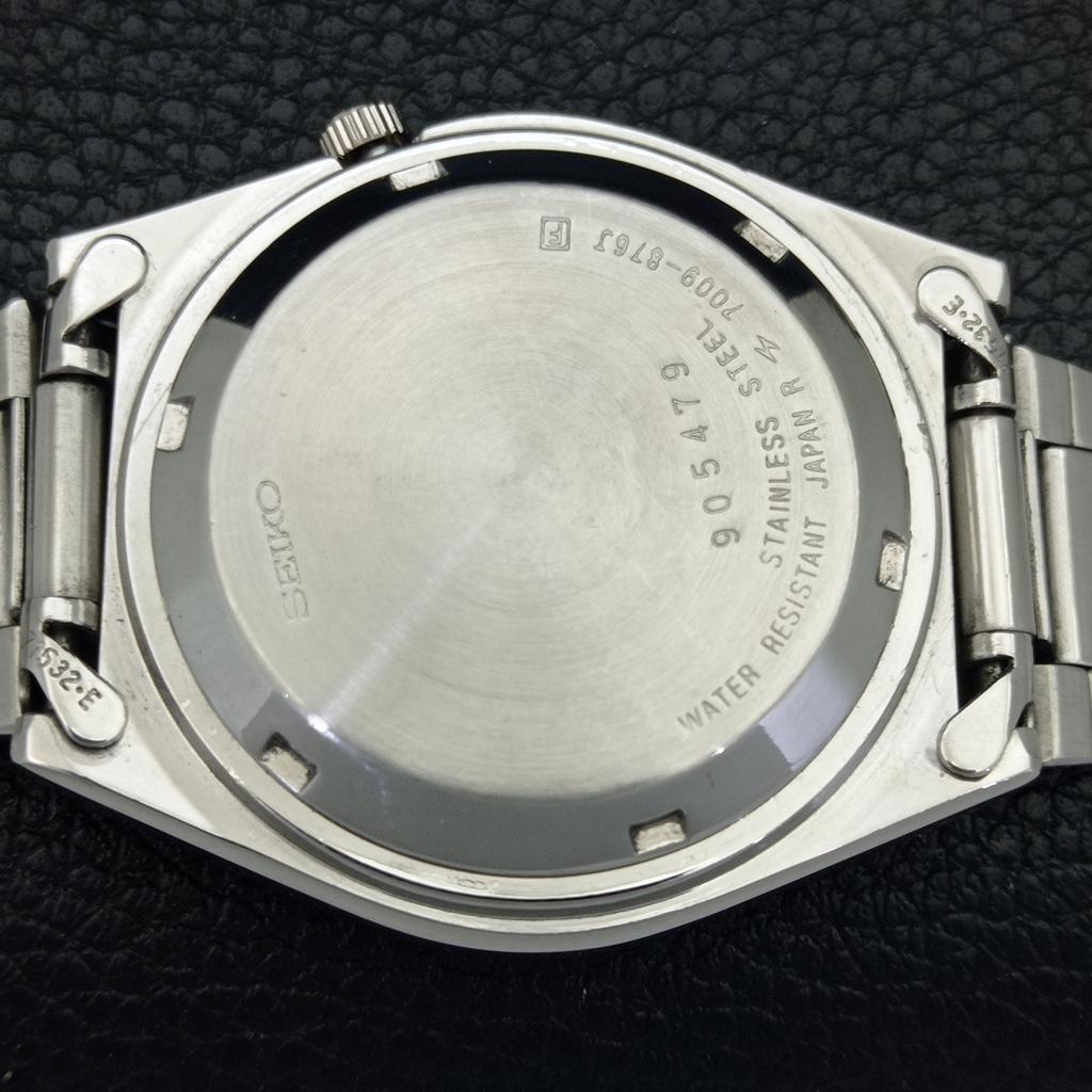 GENUINE VINTAGE SEIKO 5 AUTOMATIC 7009A JAPAN MENS RED DIAL WATCH A702404-5 R124-a702404