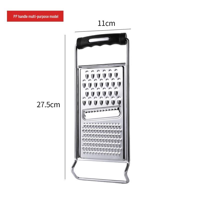 Stainless Steel Grater & Julienne Slicer for Potatoes, Fruits, and Baby Food Prep